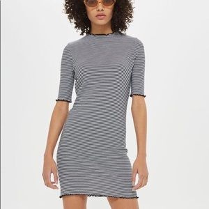 Top shop Striped Mini Dress